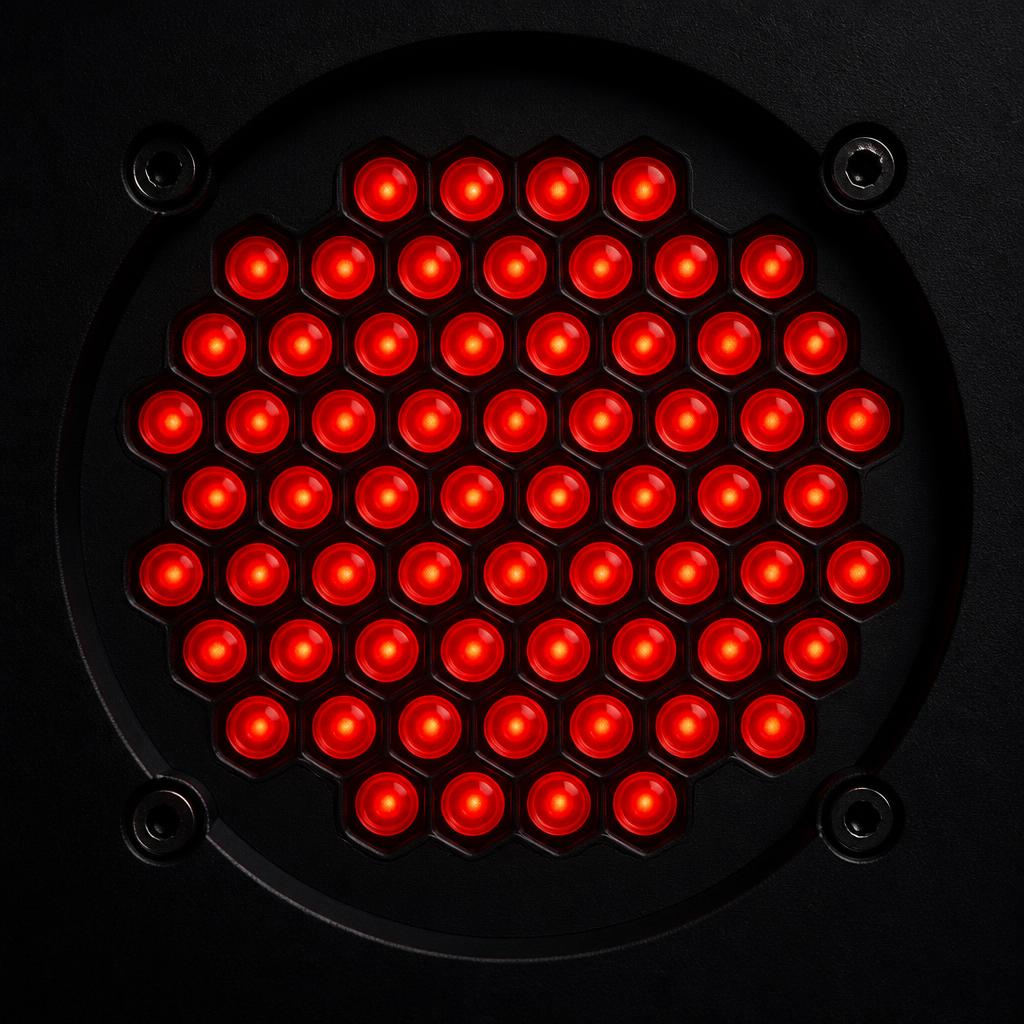 Detalle macro de LEDs